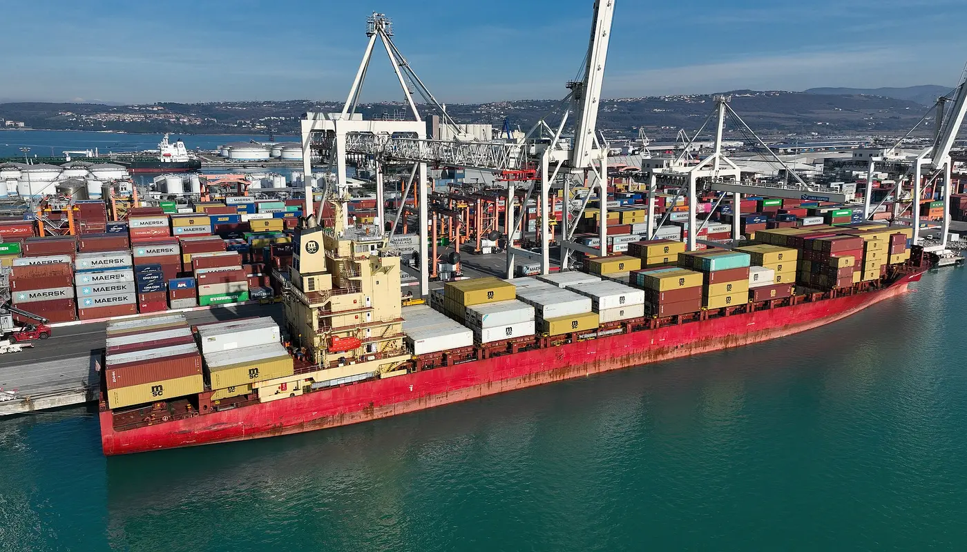 MSC HARMONY III (container ship, 2006) in Port Koper (SIKOP, 2024)