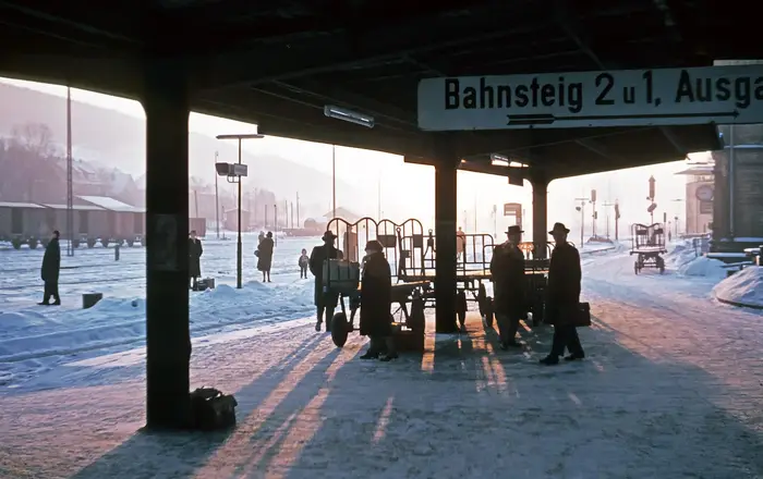 Railway station Kreiensen 1963